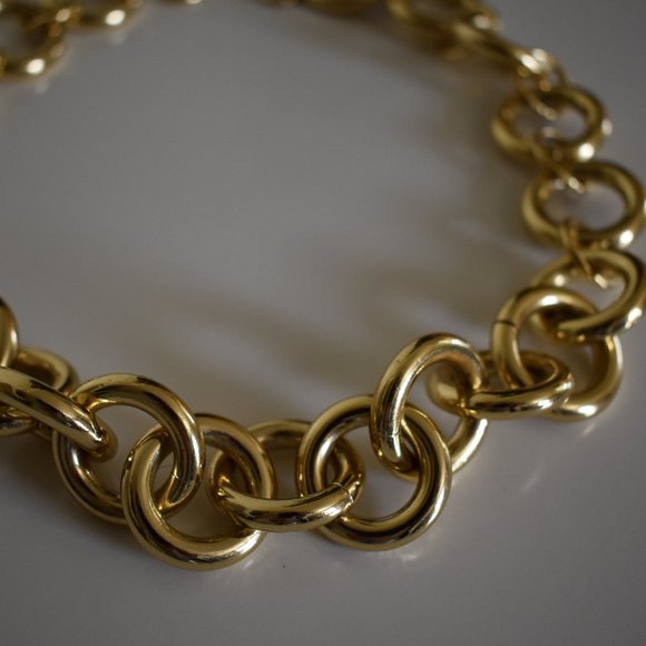 JCrew Gold Chain Statement Necklace | Brand New Condition - Picture 4 of 5